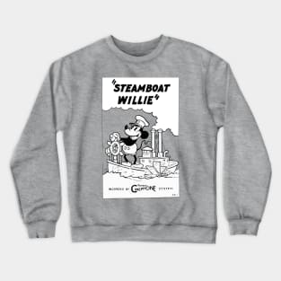 Steamboat Willie Original Poster Crewneck Sweatshirt